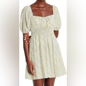 faithfull the brand floral mini dress